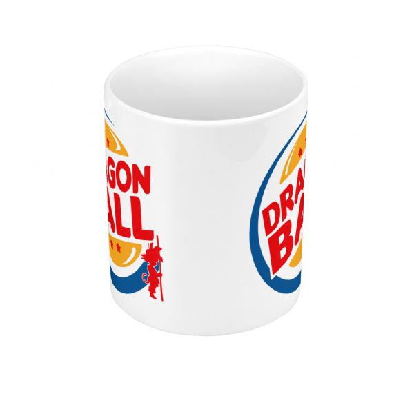 Mug GEEK Céramique Burger Dragon Ball Parodie Film Series Anime Fast Food