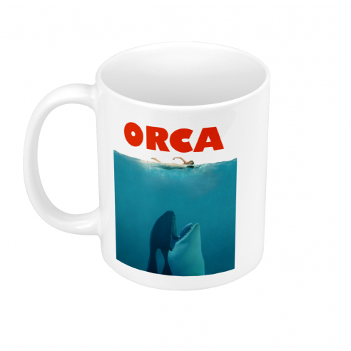 Mug GEEK Céramique Orca - Requin Parodie Film Series Requin Orque