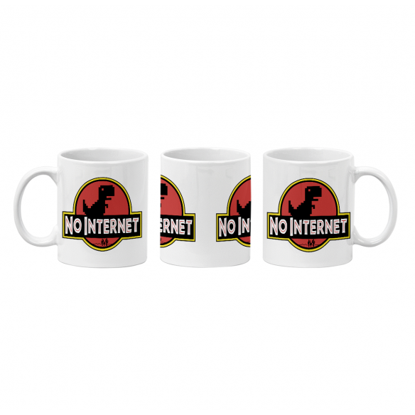 Mug GEEK Céramique  Not Internet Dinosaure Jurassic Parodie Film Marque