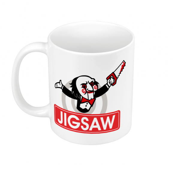 Mug GEEK Céramique Monopoly Jigsaw Parodie Film Jeu Halloween