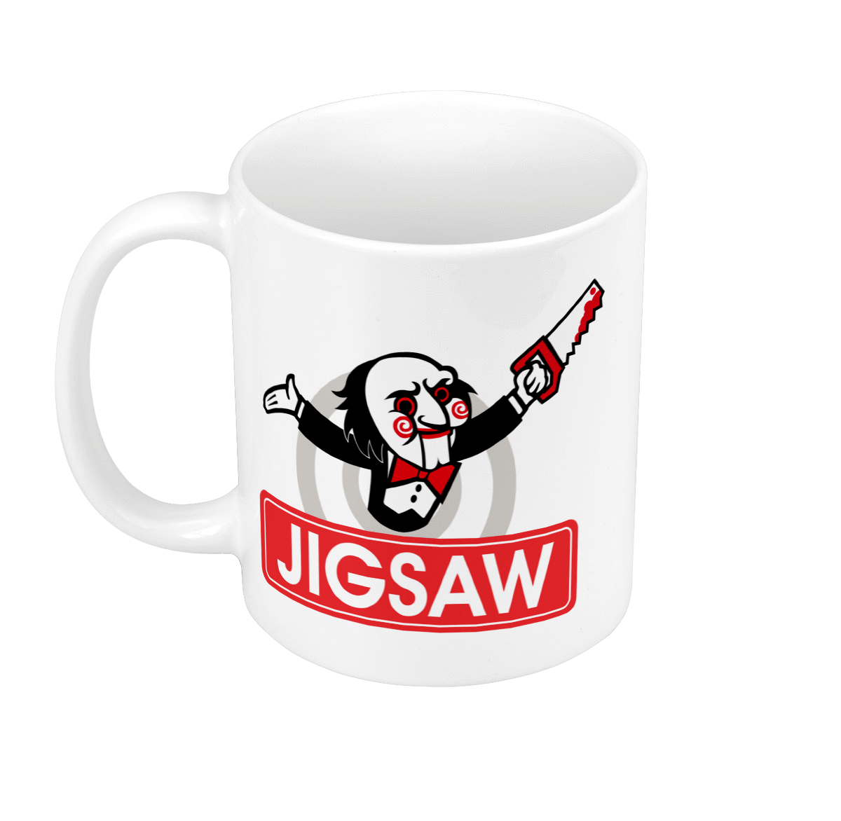 Mug GEEK Céramique Monopoly Jigsaw Parodie Film Jeu Halloween