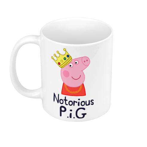 Mug GEEK Céramique Notorious Pig Parodie Anime Rap Rappeur