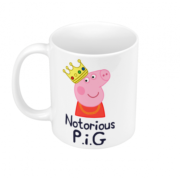 Mug GEEK Céramique Notorious Pig Parodie Anime Rap Rappeur