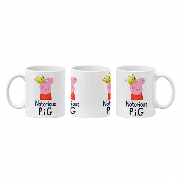 Mug GEEK Céramique Notorious Pig Parodie Anime Rap Rappeur