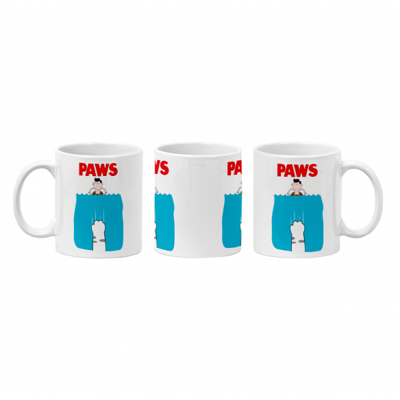 Mug GEEK Céramique Orca - Requin Parodie Film Chat Patte Requin