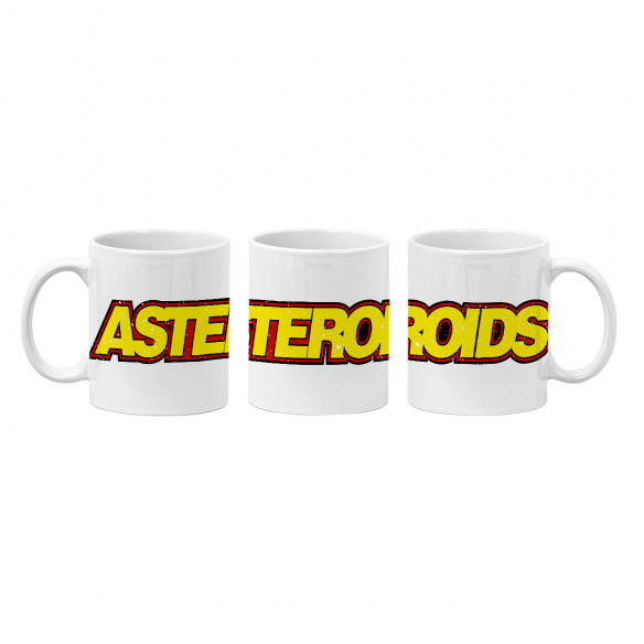 Mug GEEK Céramique Asteroids Jeux Vidéo Retro Gaming Vintage Arcade