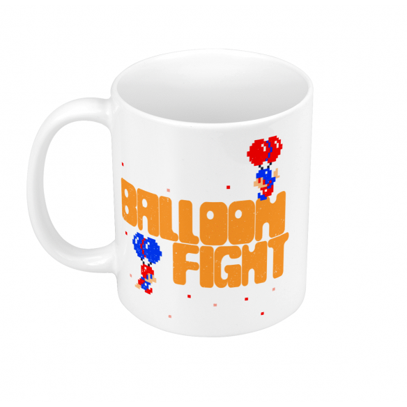 Mug GEEK Céramique Balloon Fight Jeux Vidéo Retro Gaming Vintage Arcade