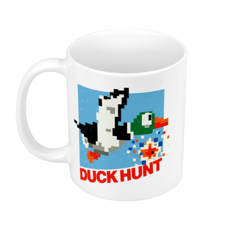 Mug GEEK Céramique Duck Hunt 8 bit Jeux Vidéo Retro Gaming Vintage Arcade