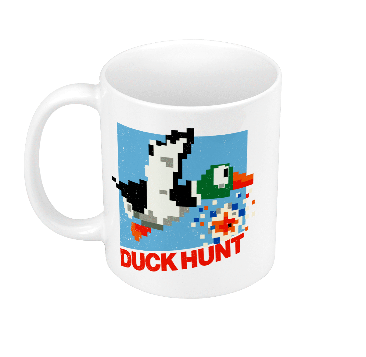 Mug GEEK Céramique Duck Hunt 8 bit Jeux Vidéo Retro Gaming Vintage Arcade