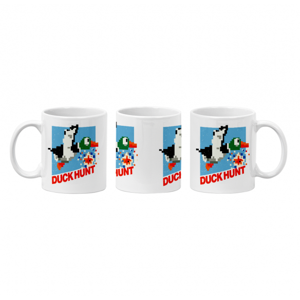 Mug GEEK Céramique Duck Hunt 8 bit Jeux Vidéo Retro Gaming Vintage Arcade