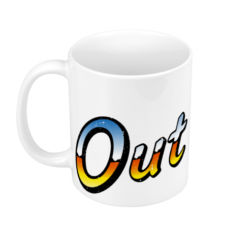 Mug GEEK Céramique Out Run Jeux Vidéo Retro Gaming Vintage Course