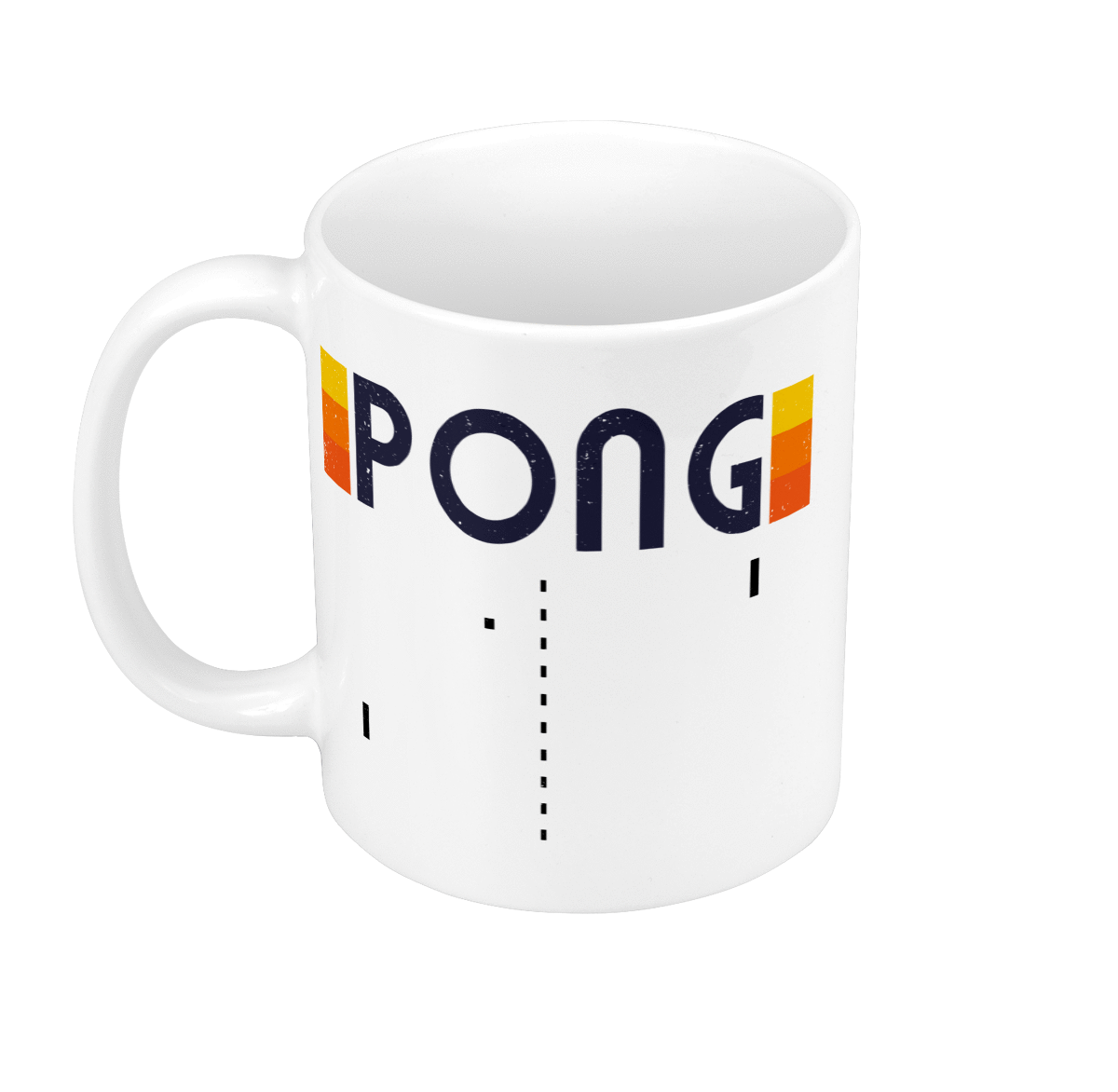 Mug GEEK Céramique Pong Jeux Vidéo Retro Gaming Vintage Arcade 70's