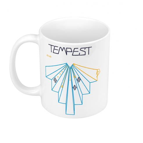 Mug GEEK Céramique Tempest Arcade Jeux Vidéo Retro Gaming Vintage
