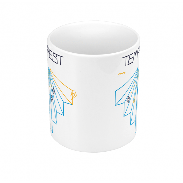 Mug GEEK Céramique Tempest Arcade Jeux Vidéo Retro Gaming Vintage