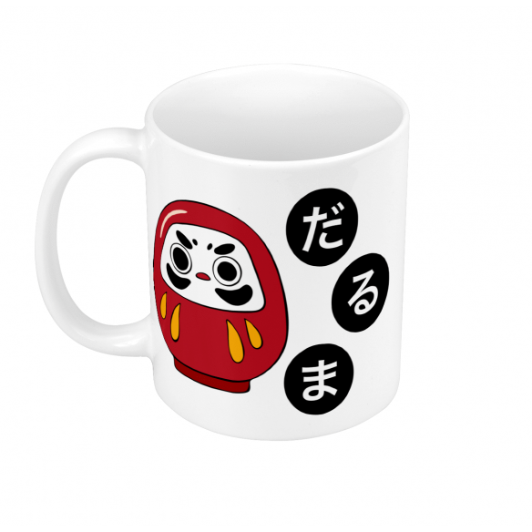 Mug GEEK Céramique Daruma Doll Porte bonheur Japon Asie Culture