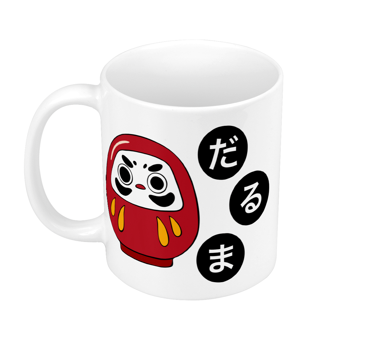 Mug GEEK Céramique Daruma Doll Porte bonheur Japon Asie Culture