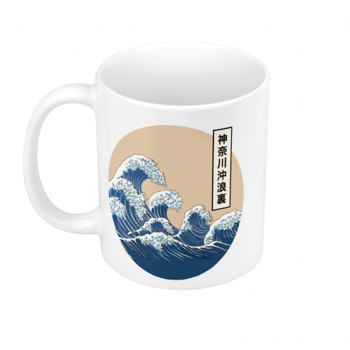 Mug GEEK Céramique Hokusai Grandes Vagues Japon Asie Culture Mer