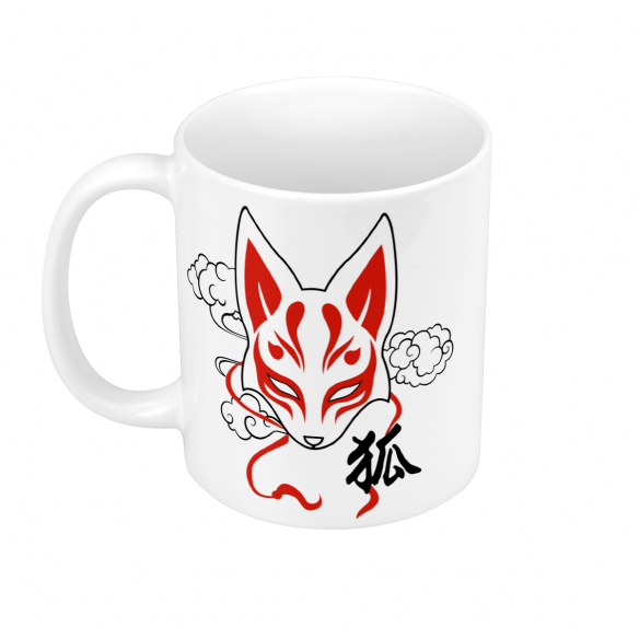 Mug GEEK Céramique Kitsune Renard Japon Asie Culture Manga