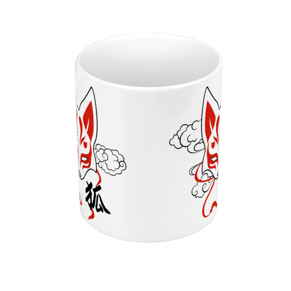 Mug GEEK Céramique Kitsune Renard Japon Asie Culture Manga