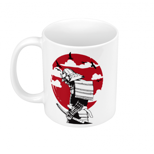 Mug GEEK Céramique Samurai Soleil Levant Japon Asie Culture Arts Martiaux