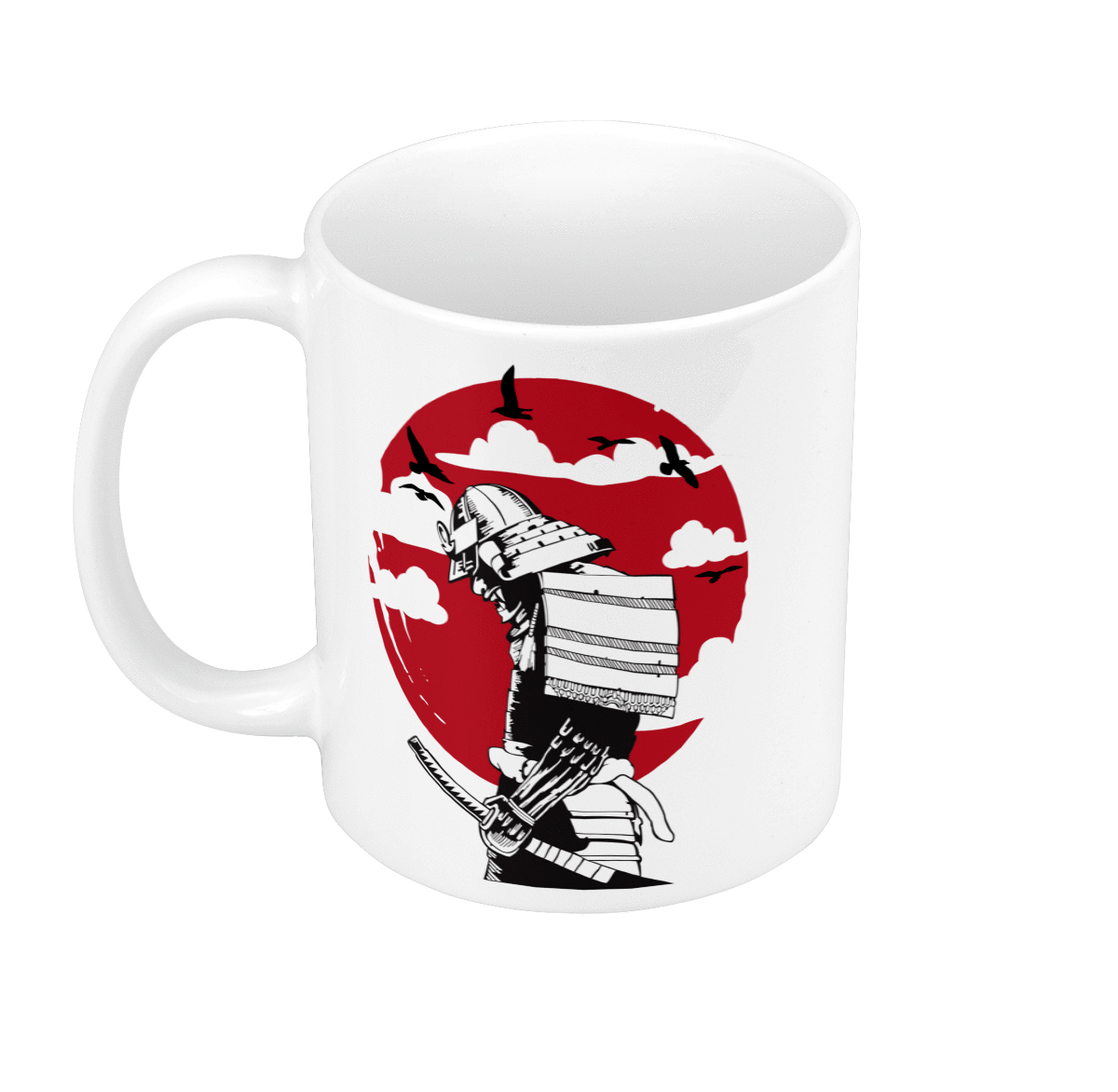 Mug GEEK Céramique Samurai Soleil Levant Japon Asie Culture Arts Martiaux