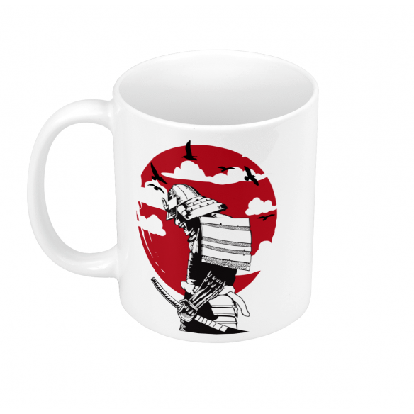 Mug GEEK Céramique Samurai Soleil Levant Japon Asie Culture Arts Martiaux