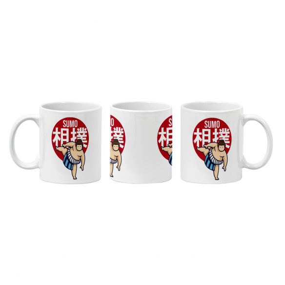Mug GEEK Céramique Combat de Sumo Lutte Japon Asie Culture