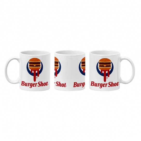 Mug GEEK Céramique Burger Shot Geek Jeux Video Los Angeles