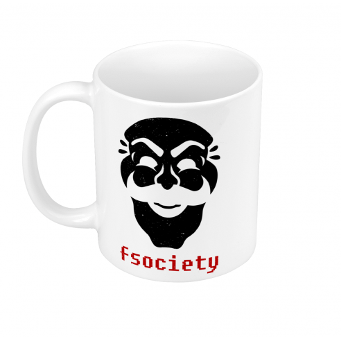 Mug GEEK Céramique Fsociety Geek Jeux Video Serie Film Hacker